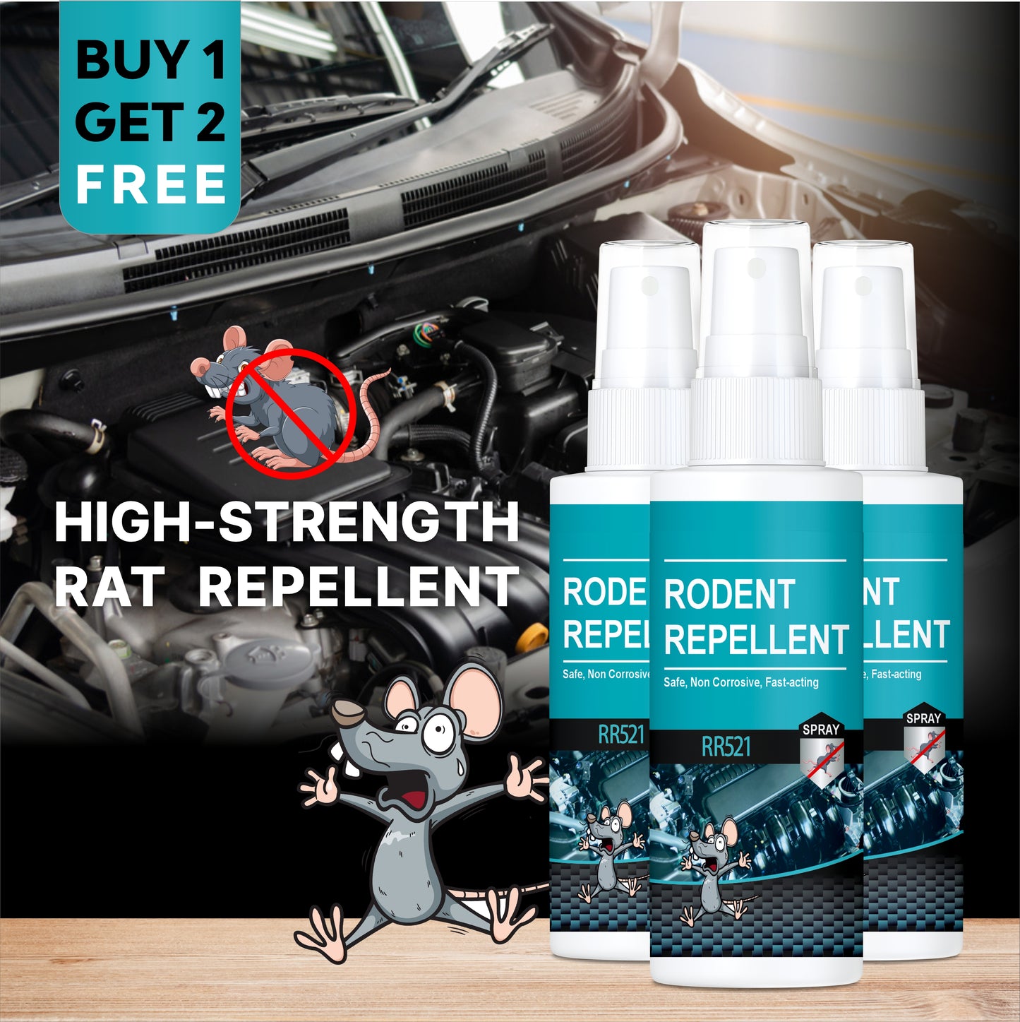 Chief™ - Rat Repellent Spray For Car and Home