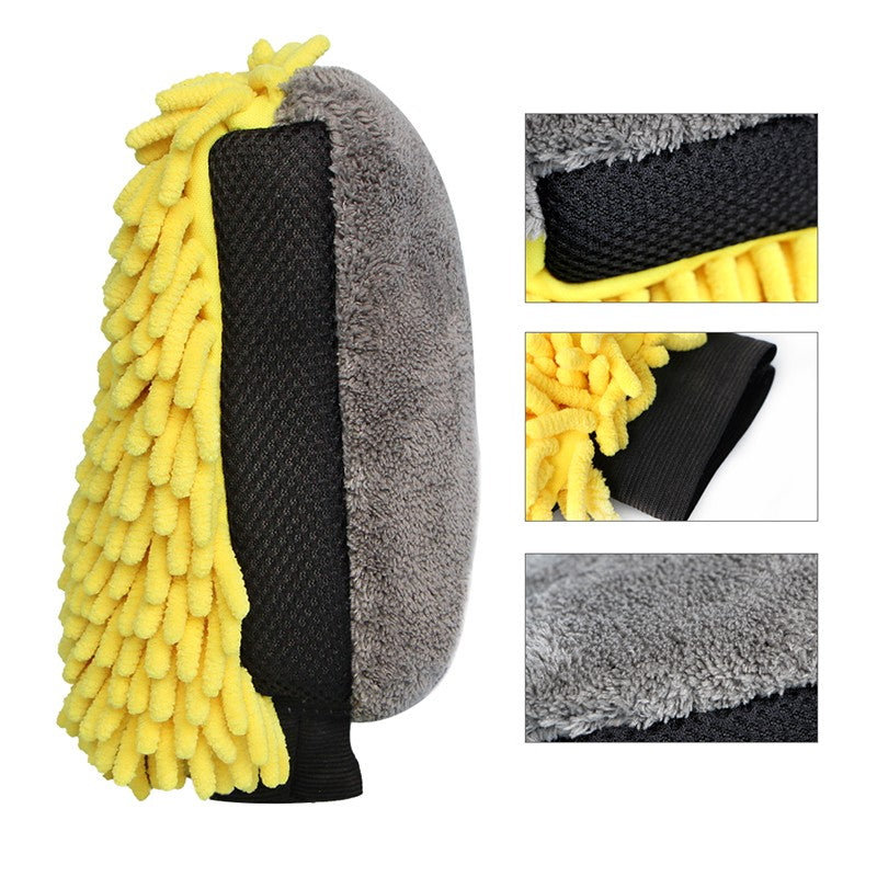 Super Large Size Extra Thick Waterproof Dual Sided Multipurpose Microfiber Gloves