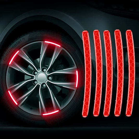 Tyre Glowing Light Sticker for Car, Bike & Cycle