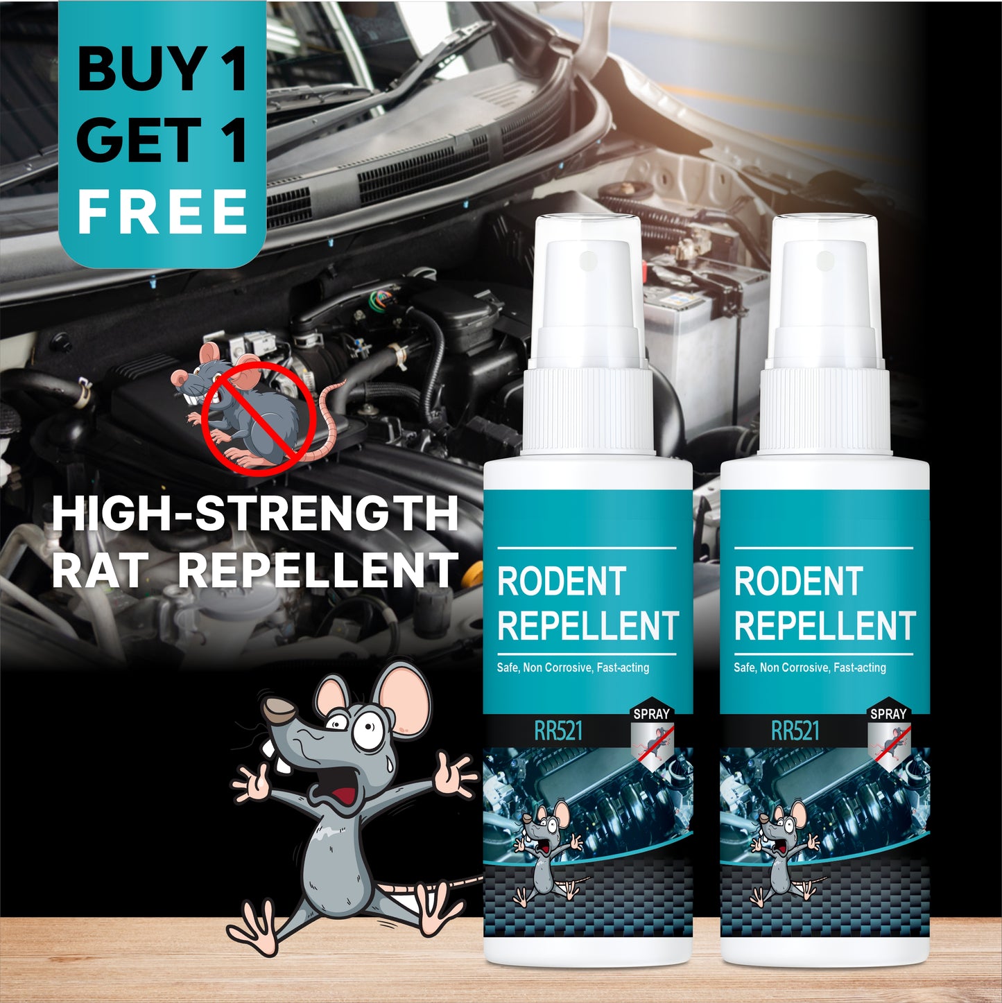Chief™ - Rat Repellent Spray For Car and Home