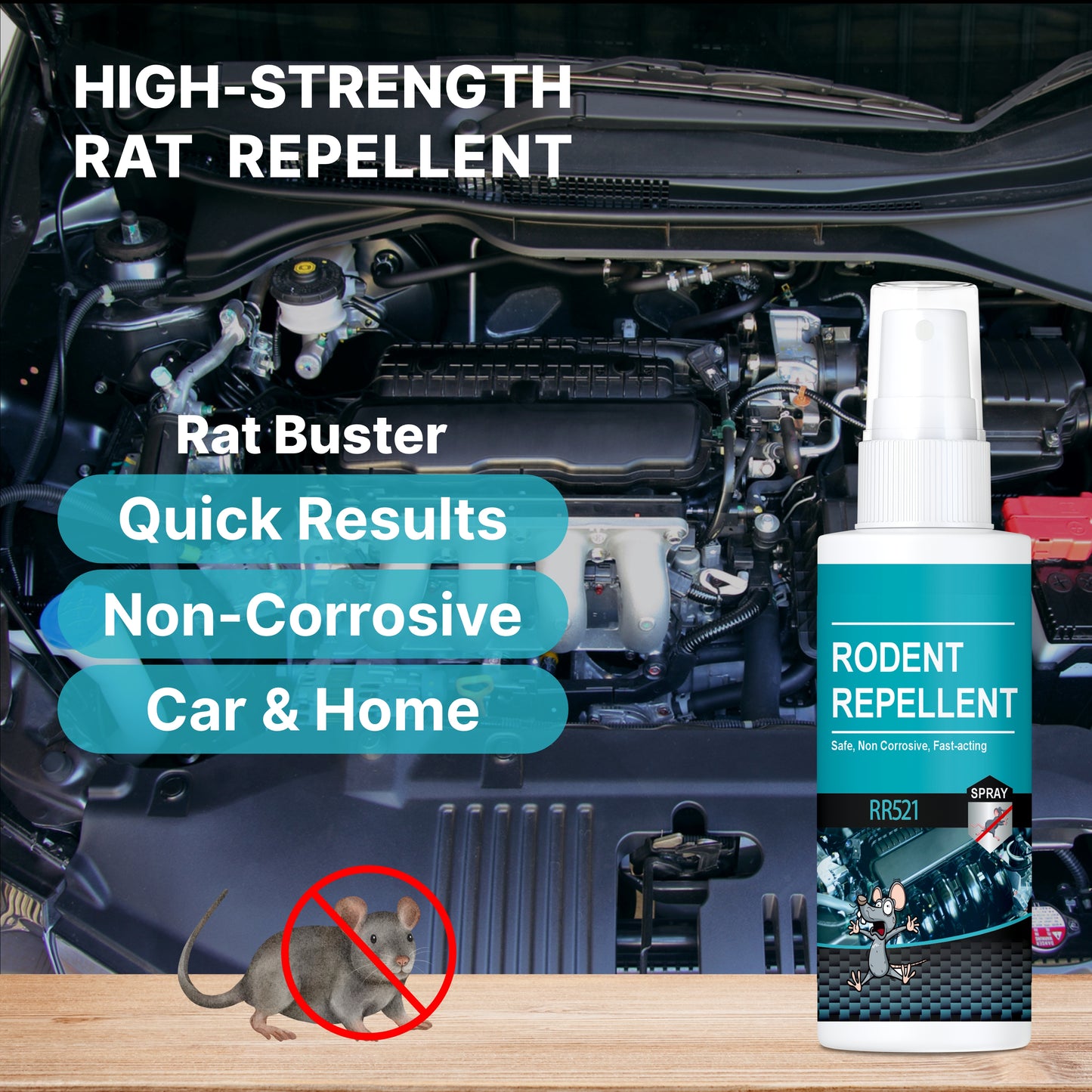 Chief™ - Rat Repellent Spray For Car and Home