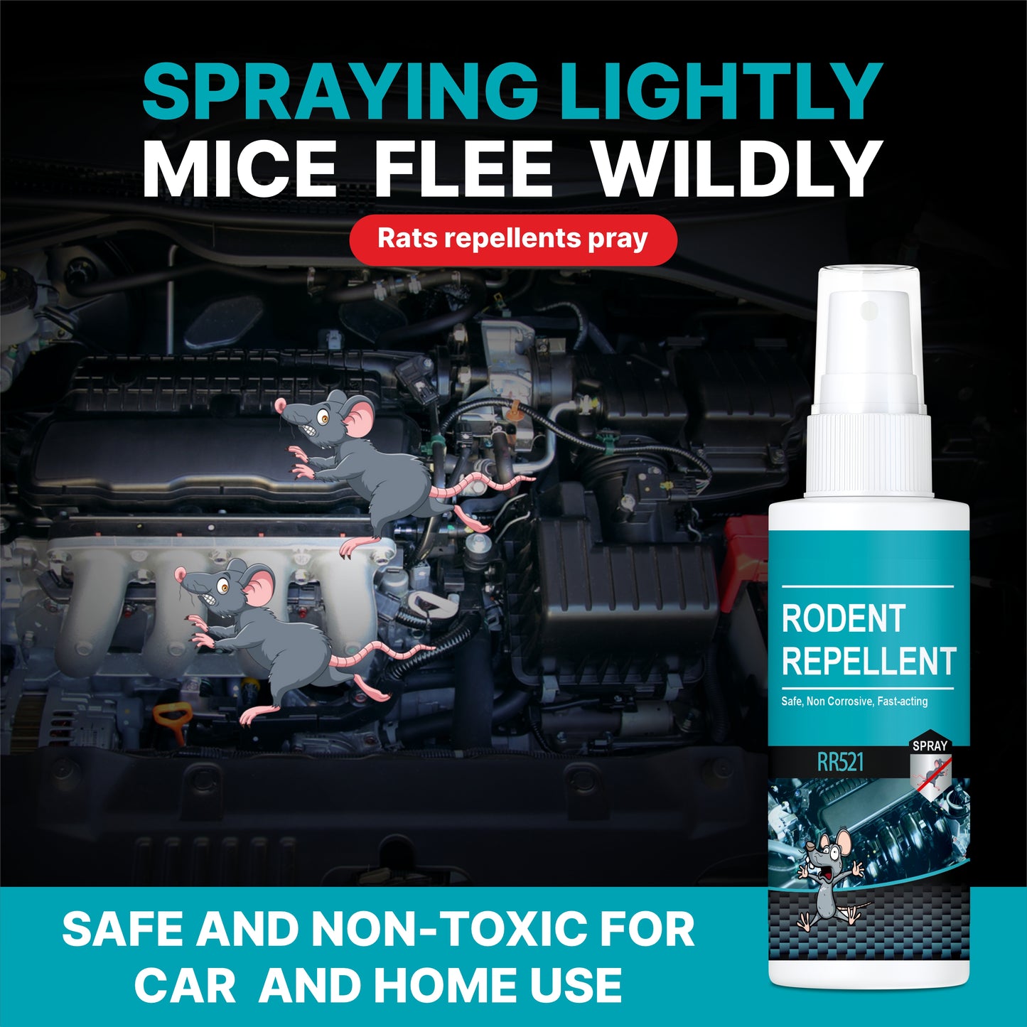 Chief™ - Rat Repellent Spray For Car and Home