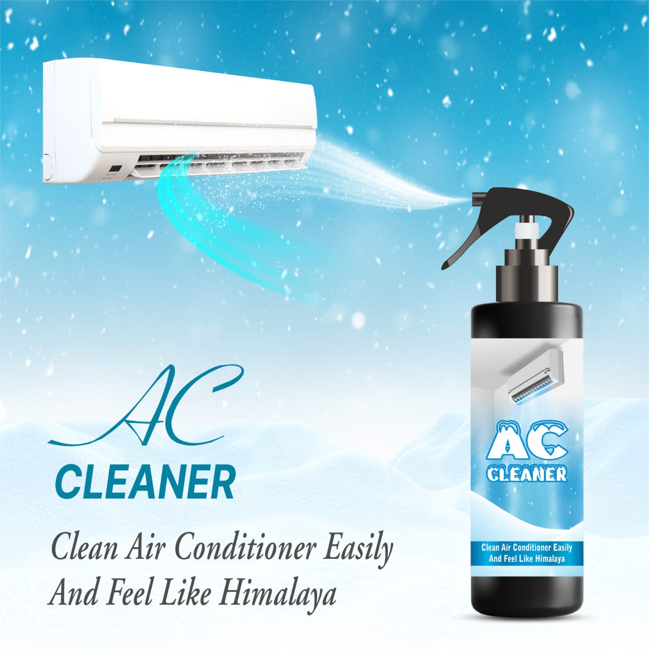 Ac Duct Cleaner Spray Pack of 2 (400 ml)