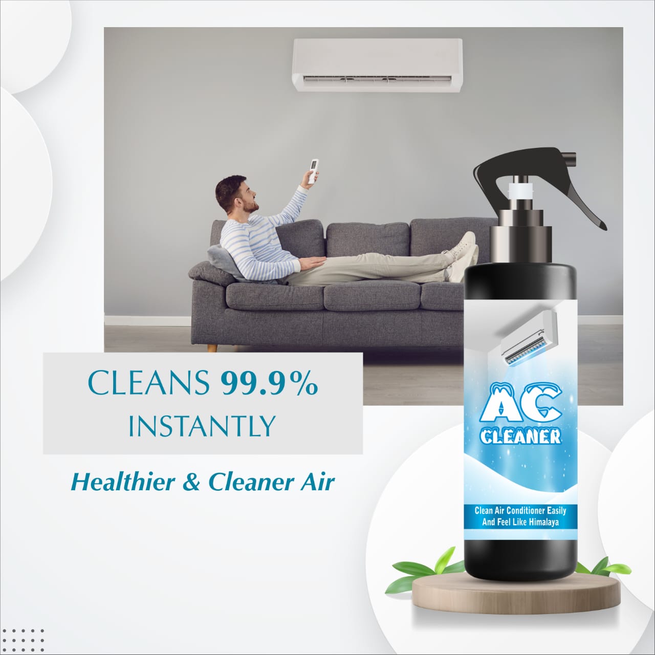 Ac Duct Cleaner Spray Pack of 2 (400 ml)