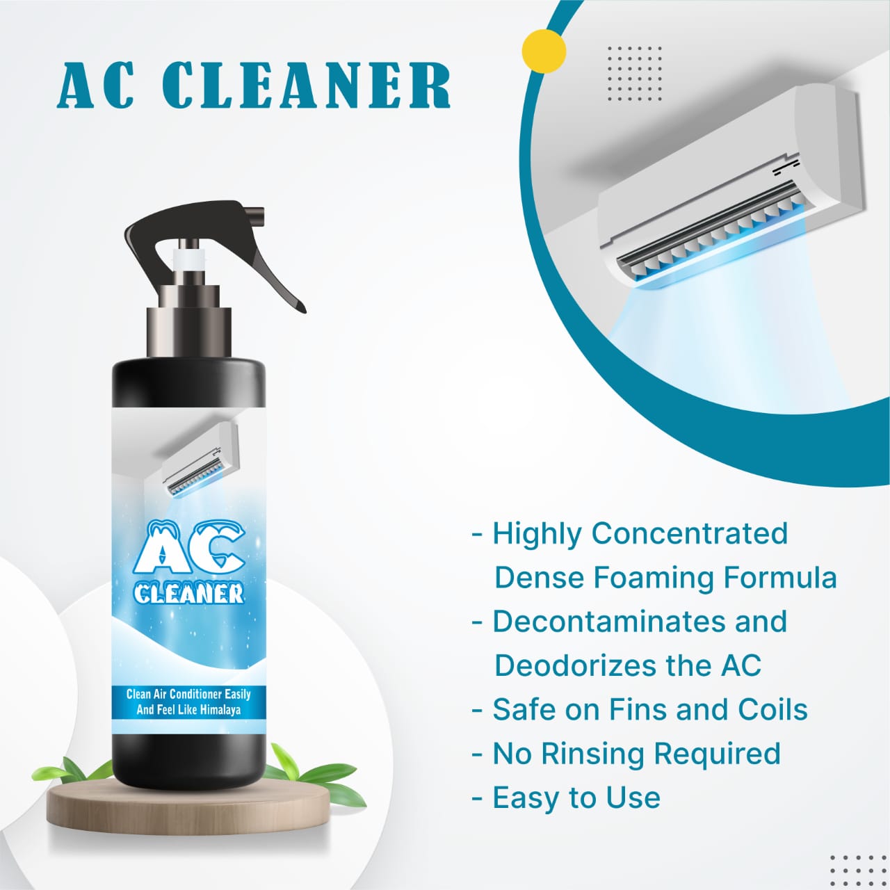 Ac Duct Cleaner Spray Pack of 2 (400 ml)