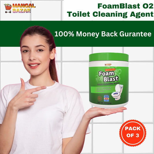FoamBlast O2 Toilet Cleaning Agent - Pack of 3